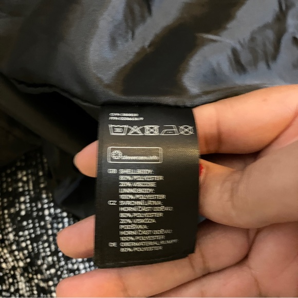 H&M Tweed Single Button Jacket Blazer Womens Size 10 - Picture 11 of 14